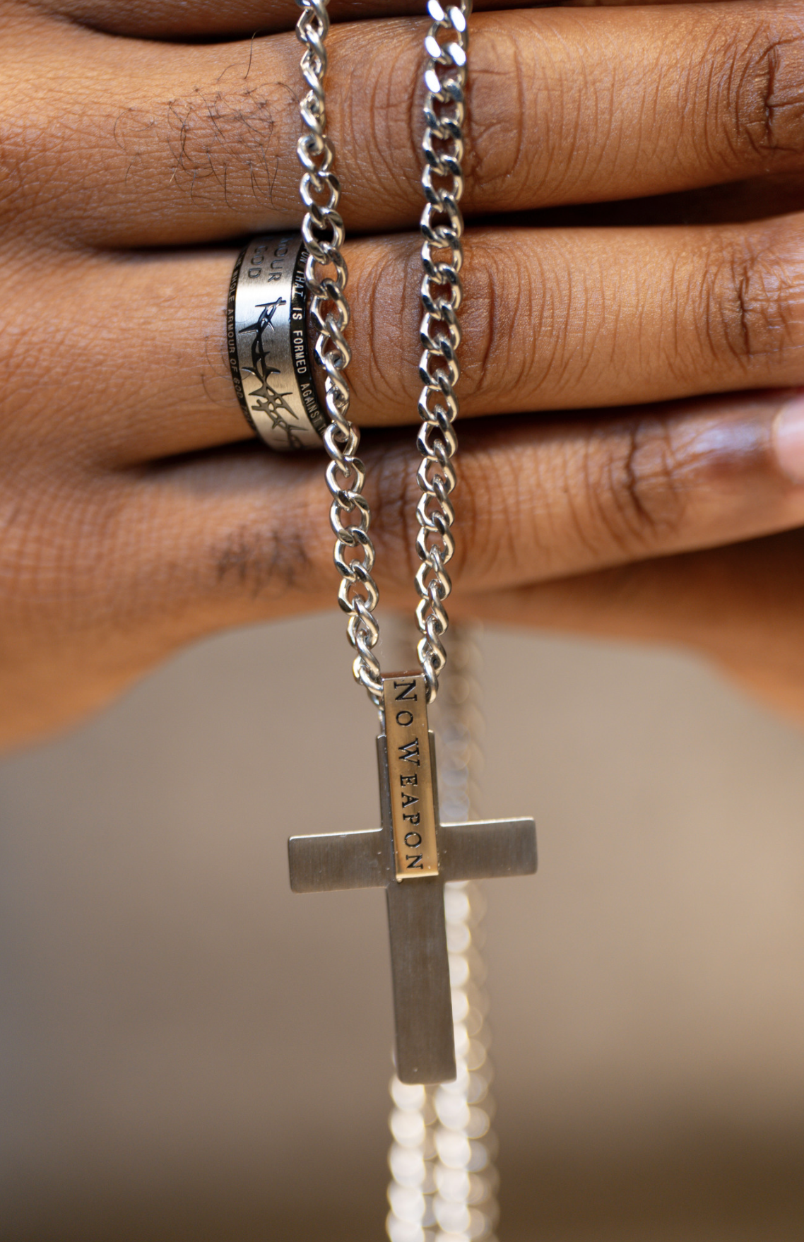 No Weapons Men Necklace