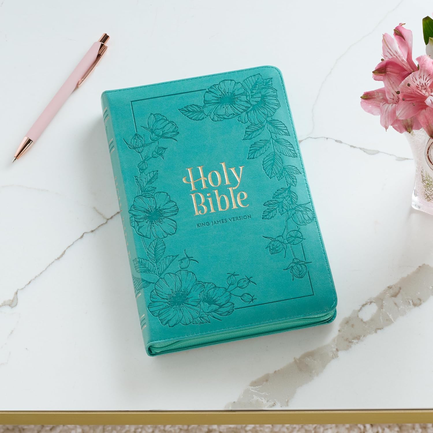 The Holy Bible Teal